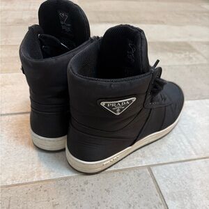 Prada Black High-Top Sneakers